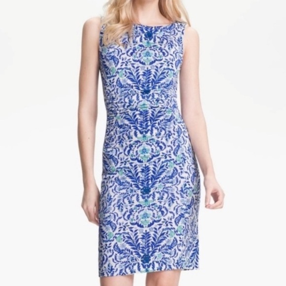 Tory Burch Dresses & Skirts - Tory Burch Blue Printed silk jersey Midi dress